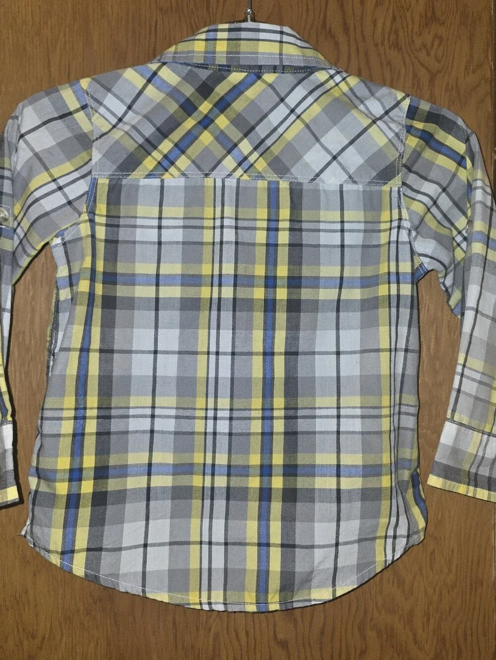 New no tags old navy 4T boys checkered button down long-sleeve shirt
